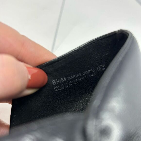 Aerosoles Heelrest Women's Black T-Strap Faux Leather Mary Jane Heels Size 8.5M - Picture 12 of 13